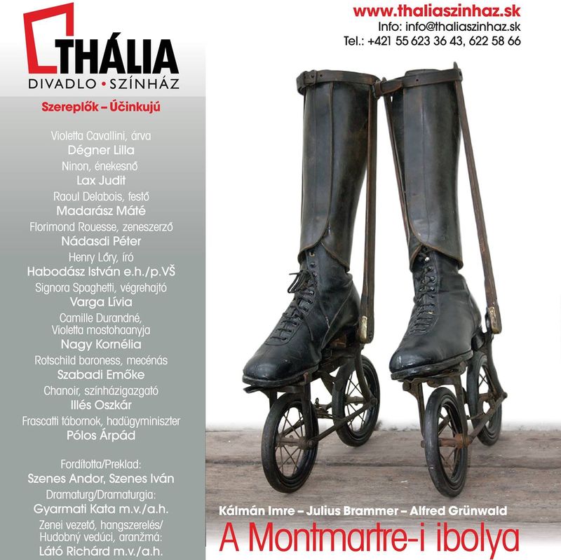 A Montmartre-i ibolya - a Thália Színház előadása Kassán