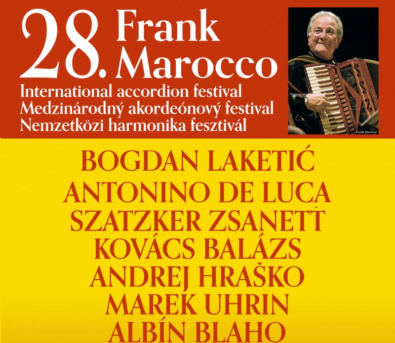 28. Frank Marocco Nemzetközi Harmonika Fesztivál Dunaszerdahelyen