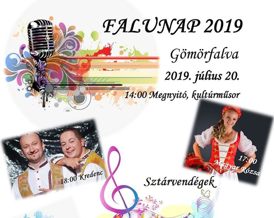 Gömörfalvai Falunap 2019-ben is - részletes program