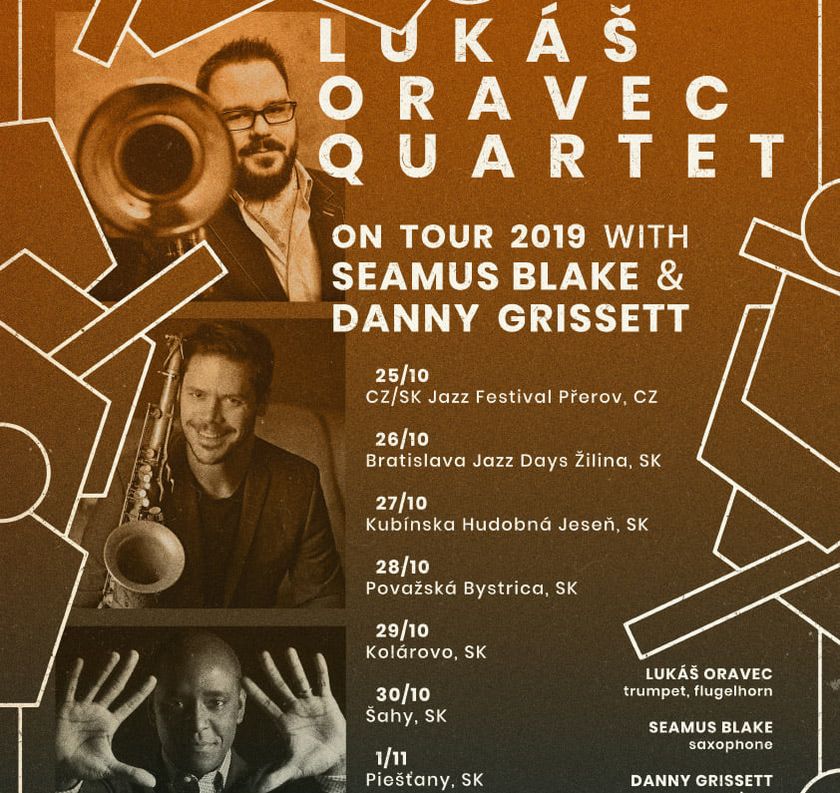 Lukáš Oravec Quartet, Seamus Blake & Danny Grissett koncert