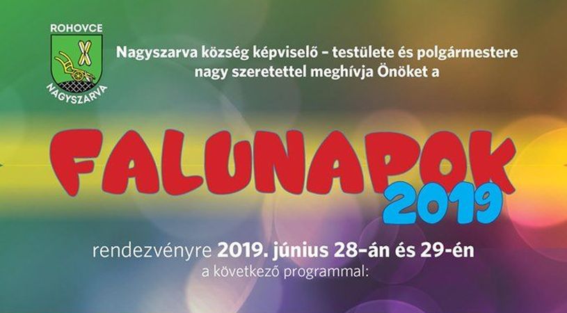 Falunapok 2019 szlovákia