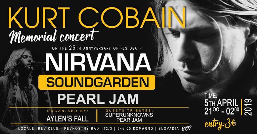 Kurt Cobain emlékkoncert Komáromban