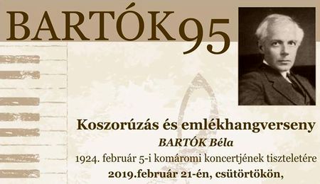Bartók 95 - Koszorúzás és emlékhangverseny Komáromban