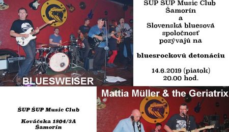 Bluesweiser és Mattia Müller & the Geriatrix - Dupla koncert Somorján