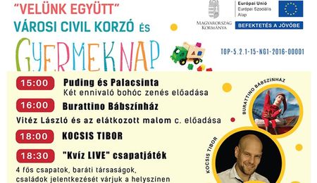 Városi Civil Korzó és Gyermeknap Szécsényben 2019-ben is 