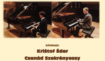 Éder Kristóf és Szekrényessy Csanád zongorakoncertje Léván