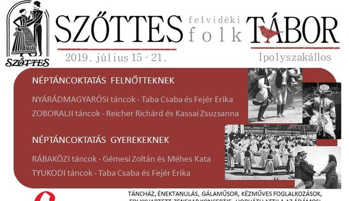 Szőttes Felvidéki Folktábor 2019-ben is Ipolyszakálloson