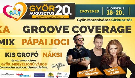 Augusztus 20-i zenés ünnepségek Győrben 2019-ben is