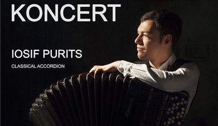 Iosif Purits harmonika koncertje Érsekújvárban