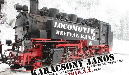 Karácsony János és a Locomotiv Revival Band koncertje Komáromban 2019-ben is