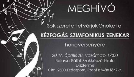 A Kézfogás szimfonikus zenekar koncertje Esztergomban 2019-ben is