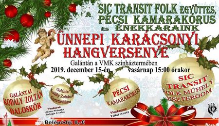 Ünnepi Karácsonyi Hangverseny Galántán 2019-ben is
