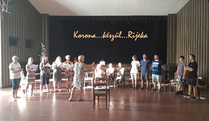 A Korona Énekegyüttes koncertje Rijekában
