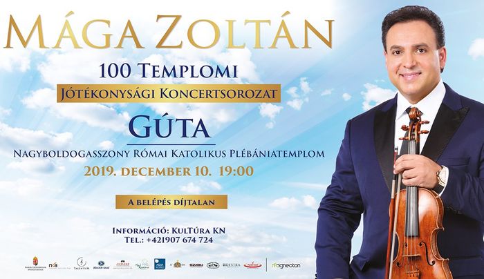 Mága Zoltán adventi jótékonysági koncertje Gútán