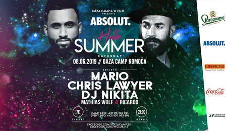 Mario, Chris Lawyer és DJ Nikita - Hello Summer party Kamocsán