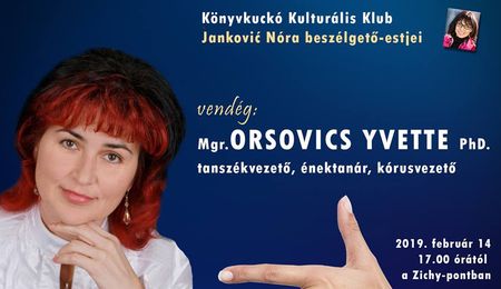Janković Nóra beszélgető estje Mgr. Orsovics Yvettevel Komáromban