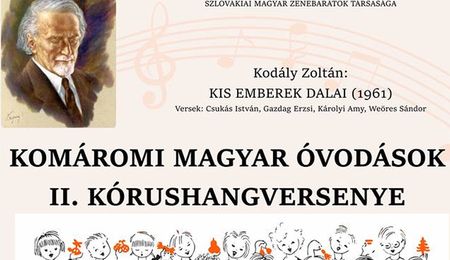 Komáromi magyar óvodások II. kórushangversenye