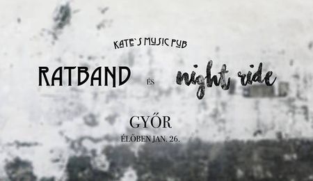 Night Ride és RatBand koncert Győrben