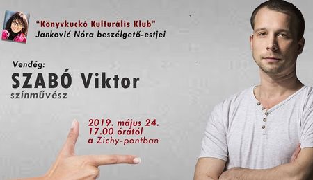 Janković Nóra beszélgető estje Szabó Viktorral Komáromban