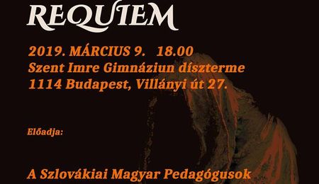 Requiem - a Szlovákiai Magyar Pedagógusok Vass Lajos Kórusának koncertje Budapesten