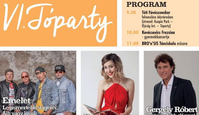 VI. Tóparty Győrben - részletes program