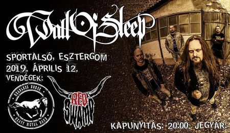 Wall of Sleep, Red Swamp és Headless Horse koncert Esztergomban