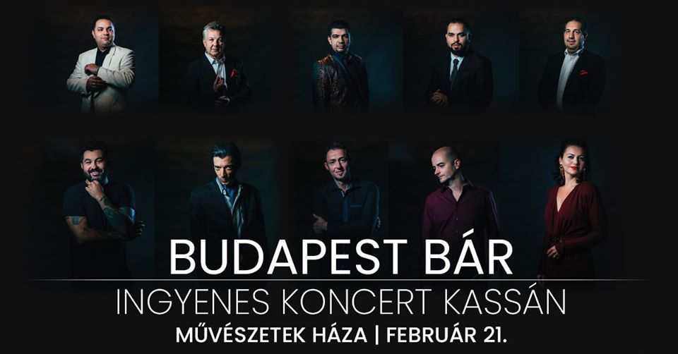 Budapest Bár koncert Kassán
