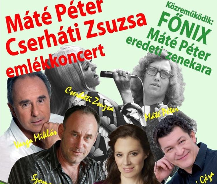 Máté Péter & Cserháti Zsuzsa emlékkoncert Győrben