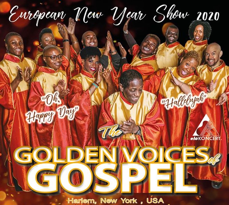 Újévi Gospel Gála - a The Golden Voices of Gospel koncertje Dunaszerdahelyen
