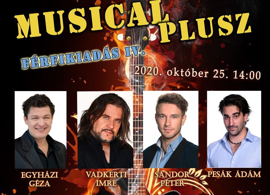 Musical Plusz kitűnő énekesekkel Budapesten