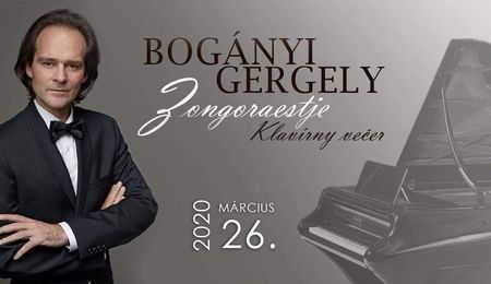 Bogányi Gergely zongoraestje Komáromban - ELMARAD!