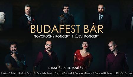 A Budapest Bár újévköszöntő koncertje Komáromban