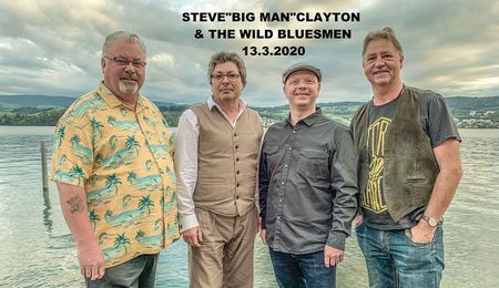 Steve „Big Man“ Clayton & The Wild Bluesmen koncert Komáromban - ELMARAD!