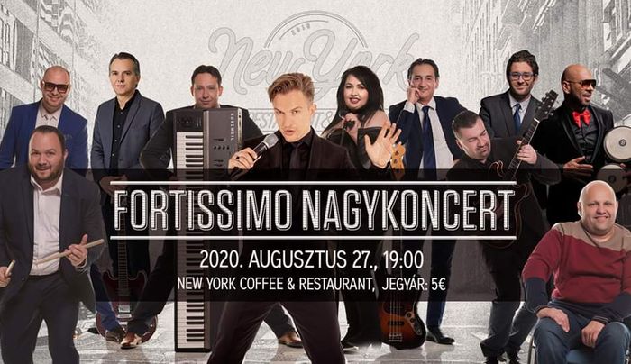 Fortissimo Music Band nyárzáró nagykoncert Dunaszerdahelyen