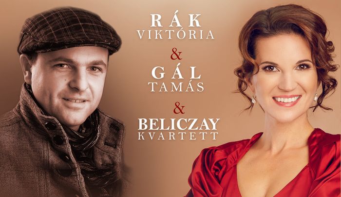 Karácsonyi ének - Rák Viktória, Gál Tamás és a Beliczay kvartett adventi koncertje Tornalján - ELMARAD!