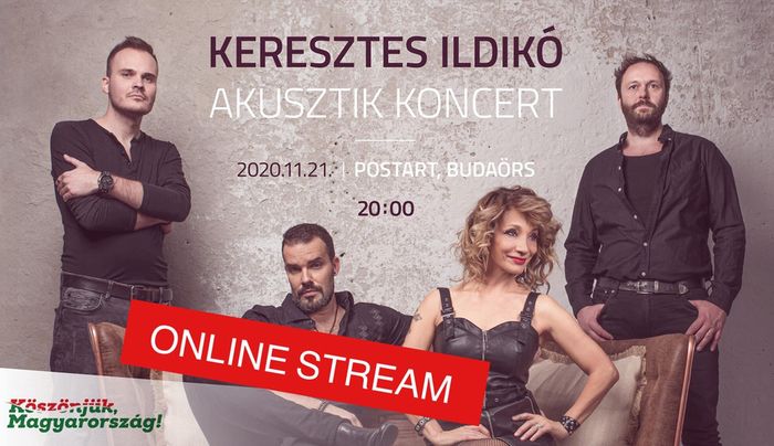 Keresztes Ildikó online Akusztik koncert