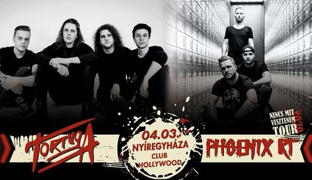 Phoenix RT & Tortuga koncert Nyíregyházán - ELMARAD!