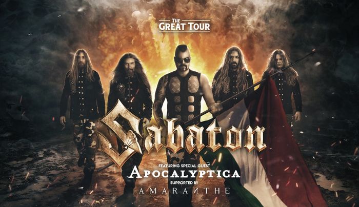 Sabaton, Apocalyptica és Amaranthe koncert Budapesten