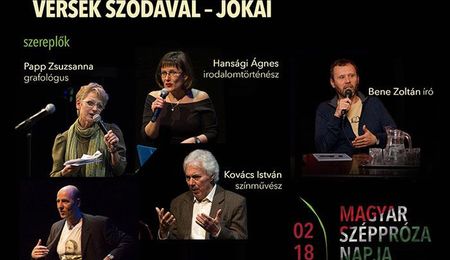 Versek Szódával - Irodalmi talk-show Komáromban