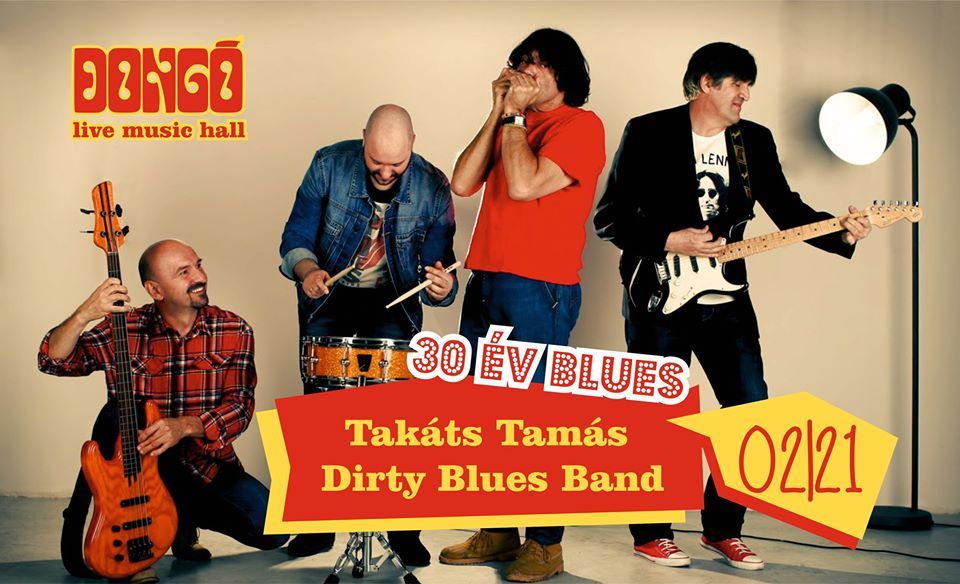30 év blues - Takáts Tamás Blues Band koncert Győrben 