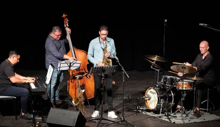 A Bágyi Balázs New Quartet koncertje Somorján