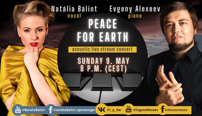 Dalok a békéért - Bálint Natália és Evgeny Alexeev online koncertje