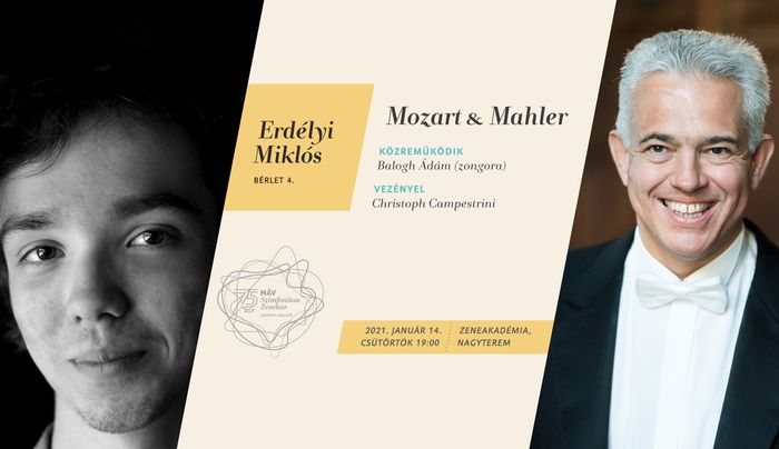 Mozart&Mahler - a MÁV Szimfonikus Zenekar online koncertje