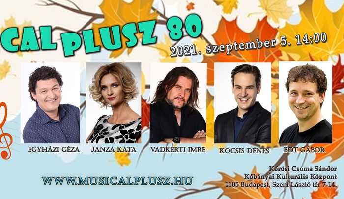 Jubileumi Musical Plusz kitűnő énekesekkel Budapesten