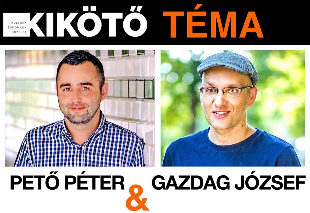 Gazdag József és Pető Péter újságírók a Kikötő vendégei Komáromban