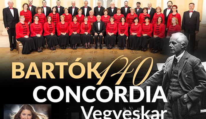 Bartók 140 - a Concordia Vegyeskar és vendégeik jubileumi koncertje Komáromban