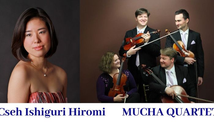 A Mucha Quartet és Cseh Ishiguri Hiromi koncertje - Duna menti kamarazenei fesztivál 2022-ben is