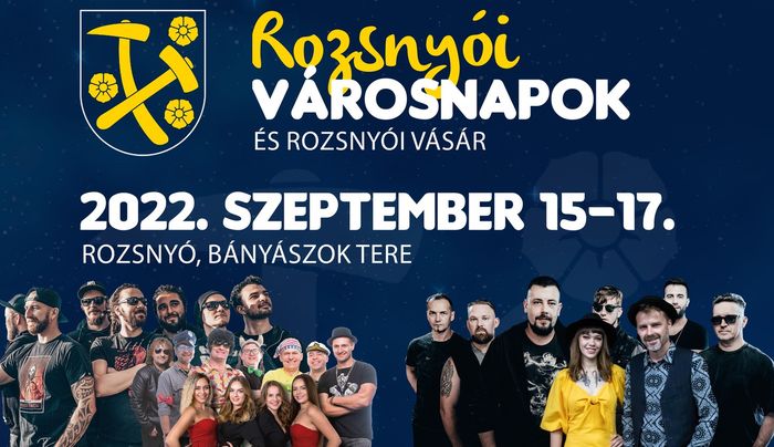 Rozsnyói Városnapok és Vásár 2022-ben is – pénteki műsor