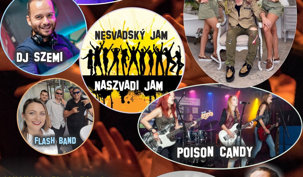 A Flash Band és a Poison Candy koncertje Naszvadon - szombati program