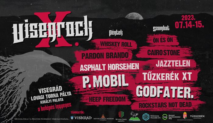 10. Visegrock Fesztivál Visegrádon - szombati program